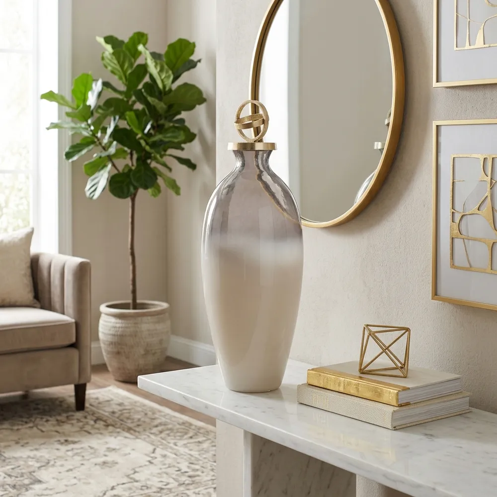 PALMERSHAW WHITE JAR 22 (IN)