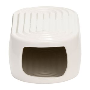 ELTONLAND WHITE VASE 9 (IN) 7