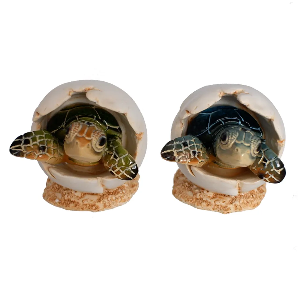 2-3/4" BABY TURTLE  IN EGG 2-ASST