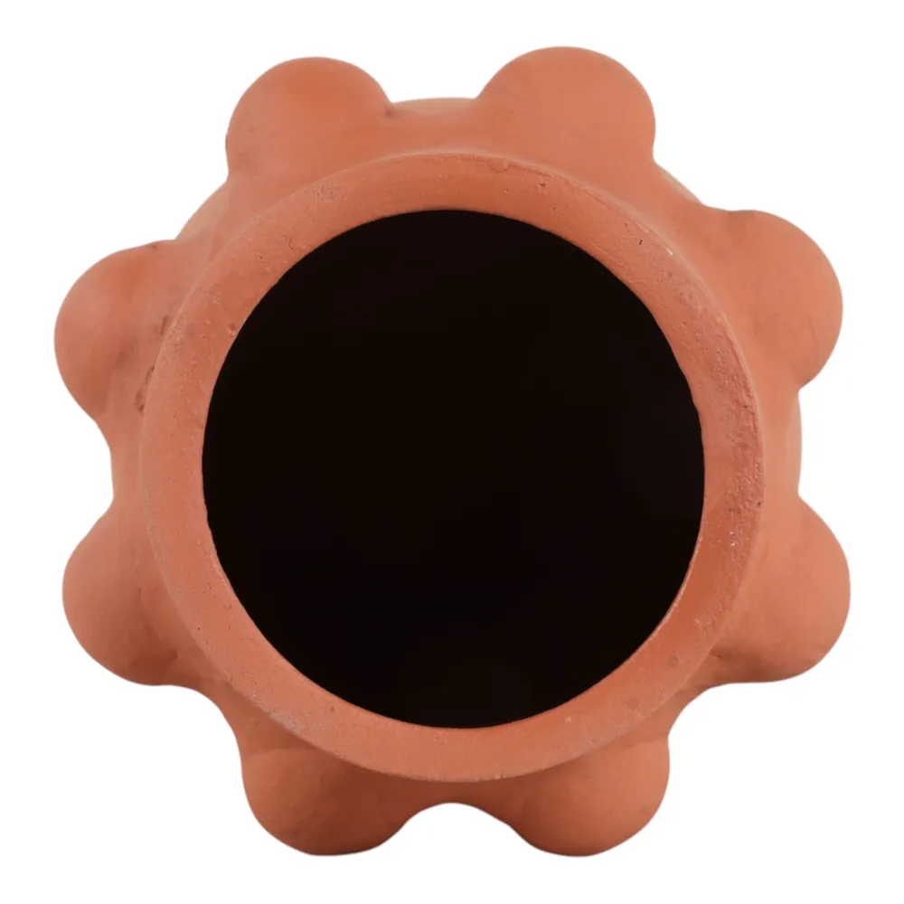 DUNBARWOOD RED VASE 9 (IN)