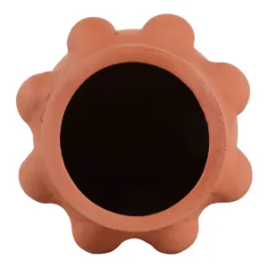 DUNBARWOOD RED VASE 9 (IN) 8