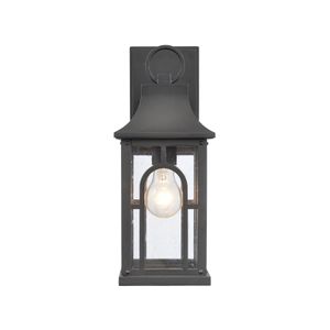 Triumph 14.5'' High 1-Light Outdoor Sconce - Textured Black 1