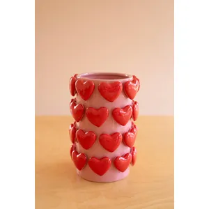 Ceramic Hearts Vase 2