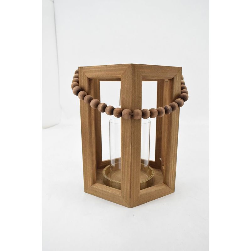 WOODEN LANTERN18.5*16*24