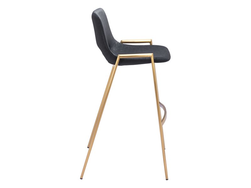 Desi Barstool Black & Gold 3