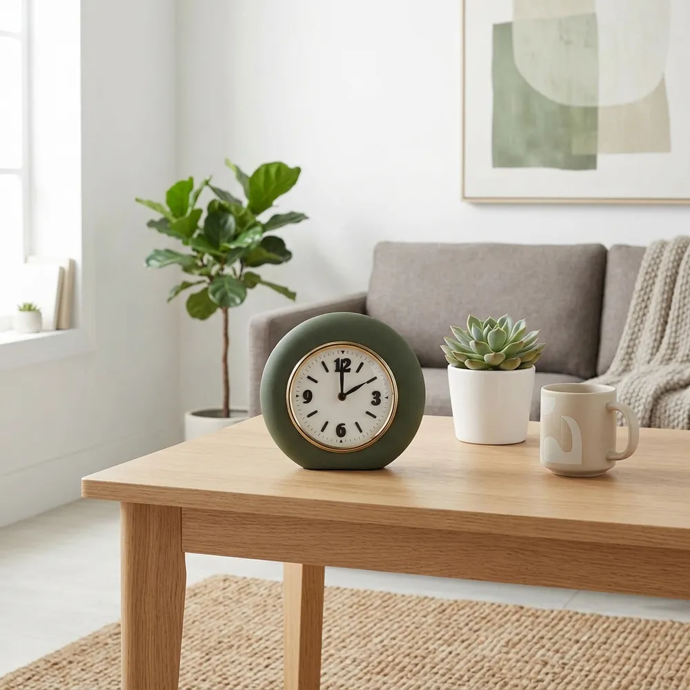 MASONCROSS GREEN CLOCK 8 (IN)