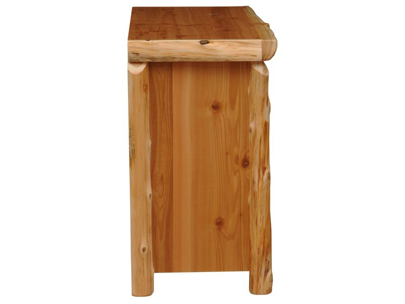 Cedar Log Sideboard - Weathered 6