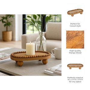 COLINHOLM BROWN TRAY 4 (IN) 9