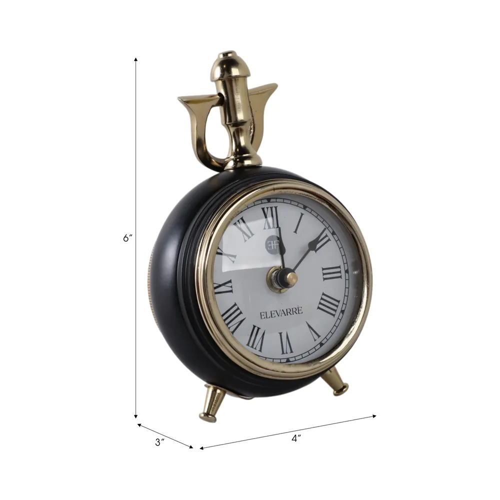 TESSCREST GOLD CLOCK 6 (IN)
