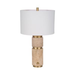 SHAWROSE TAN LAMP 27 (IN) 1