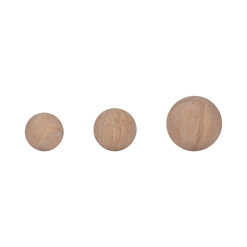MASONHAM SET OF 3 BROWN DECOR 5 (IN)