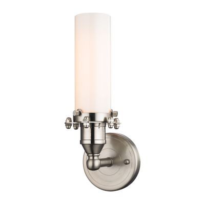 Fulton 12'' High 1-Light Sconce - Satin Nickel