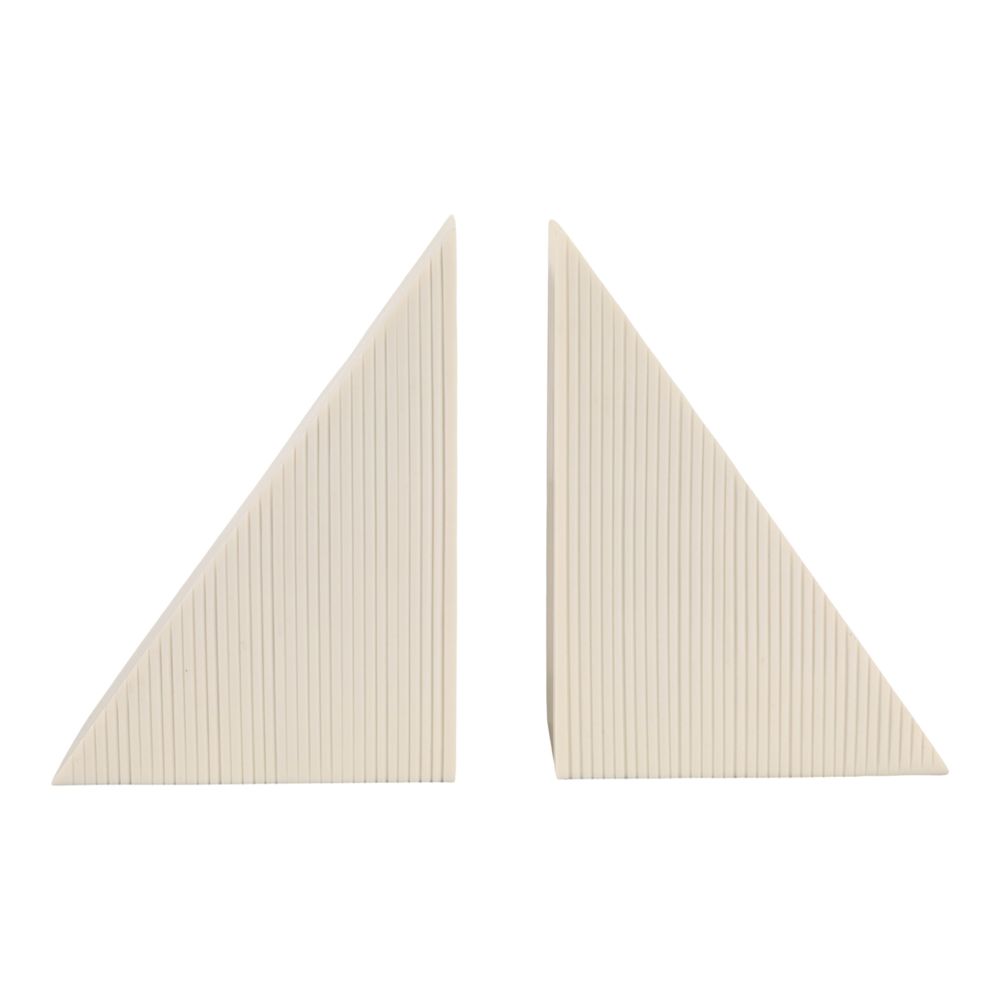 ROSSGATE SET OF 2 IVORY BOOKENDS 8 (IN)