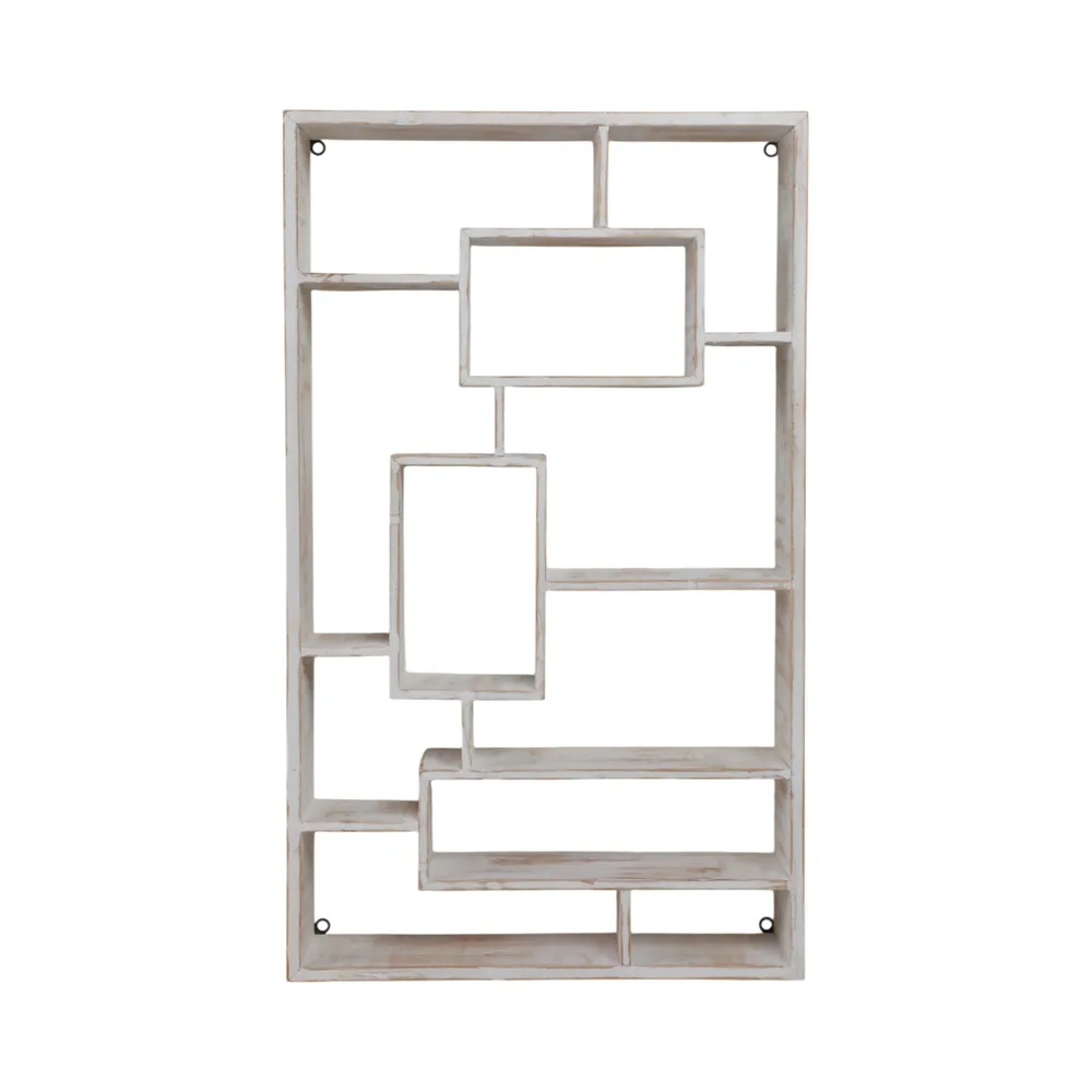 RAFETON WHITE WALL SHELF 39 (IN)