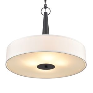 Leo 22'' Wide 4-Light Pendant - Matte Black 4