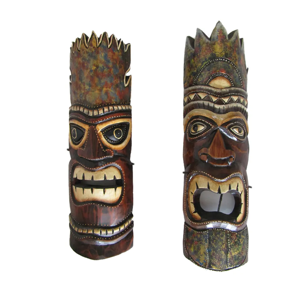 20" TIKI MASK 2-ASST