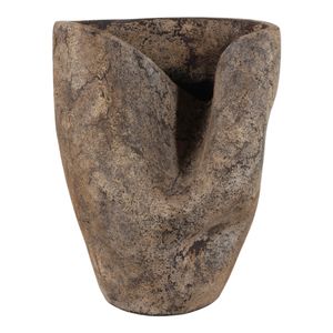 RUSHBROOK BROWN VASE 14 (IN) 1