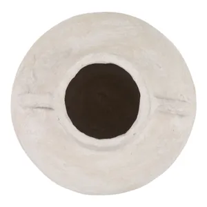 FERRIS WHITE VASE 9 (IN) 9