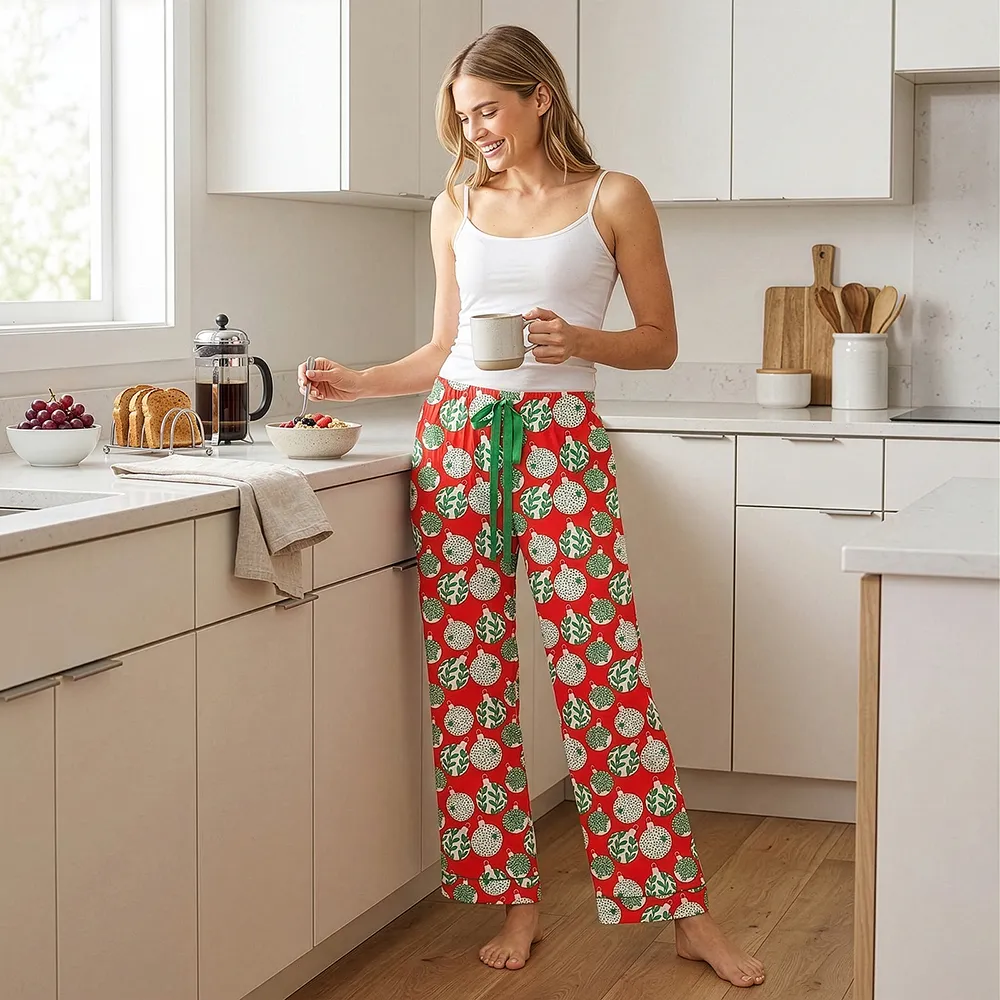 Scandi Ornaments Cotton Lounge Pant