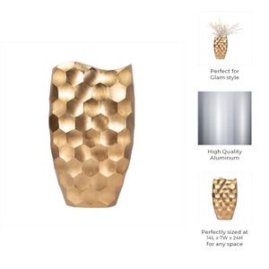 NOVALAND GOLD VASE 24 (IN) 10