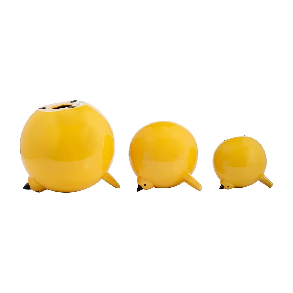 HARKENLEY SET OF 3 YELLOW DECOR 7 (IN)
