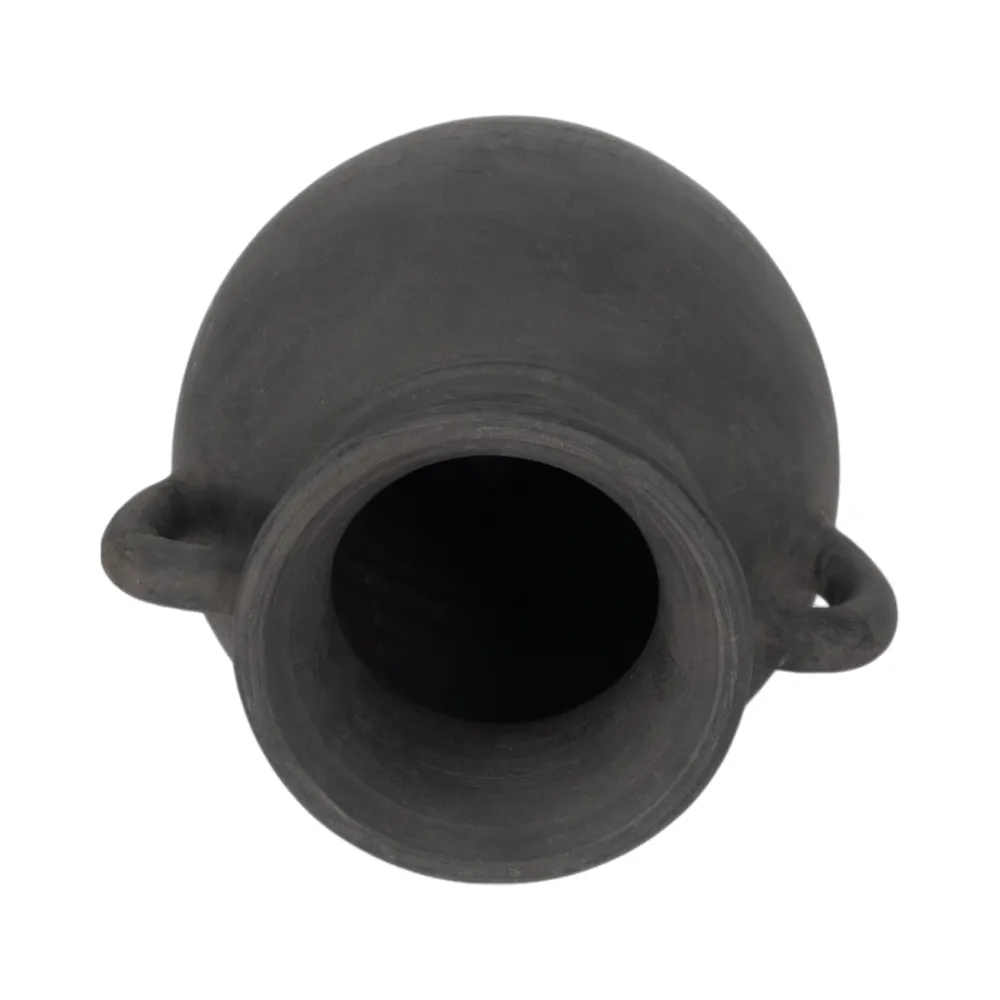 CARLINROSE BLACK VASE 10 (IN)