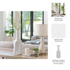 DAWSONWELL WHITE VASE 23 (IN) 10
