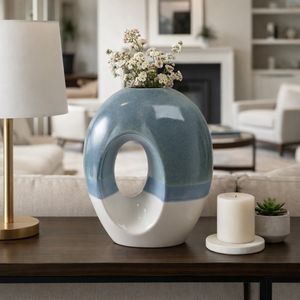 CHLOEOAK BLUE VASE 14 (IN) 2
