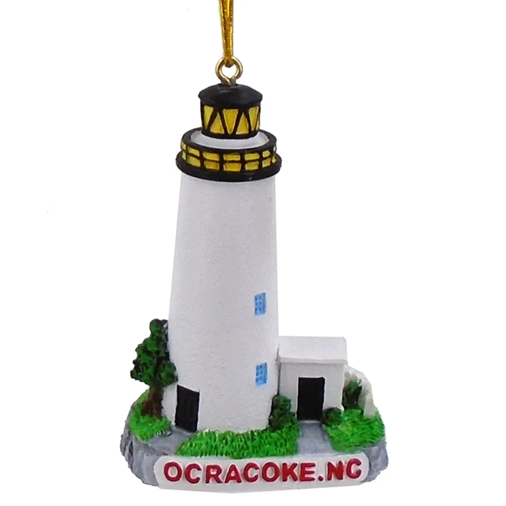 3" OCRACOKE, NC LIGHTHOUSE ORNAMENT