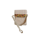 HIP BAG W ADJUSTABLE STRAP & JUTE - WATERCOLOR ANCHORS 1
