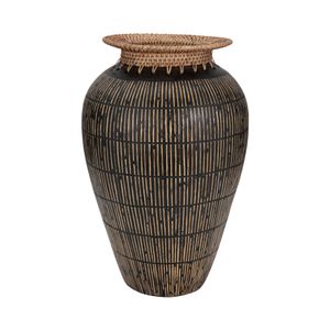 GILBERTLAND BLACK VASE 19 (IN) 4