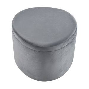Linder Storage Ottoman - Charcoal 5
