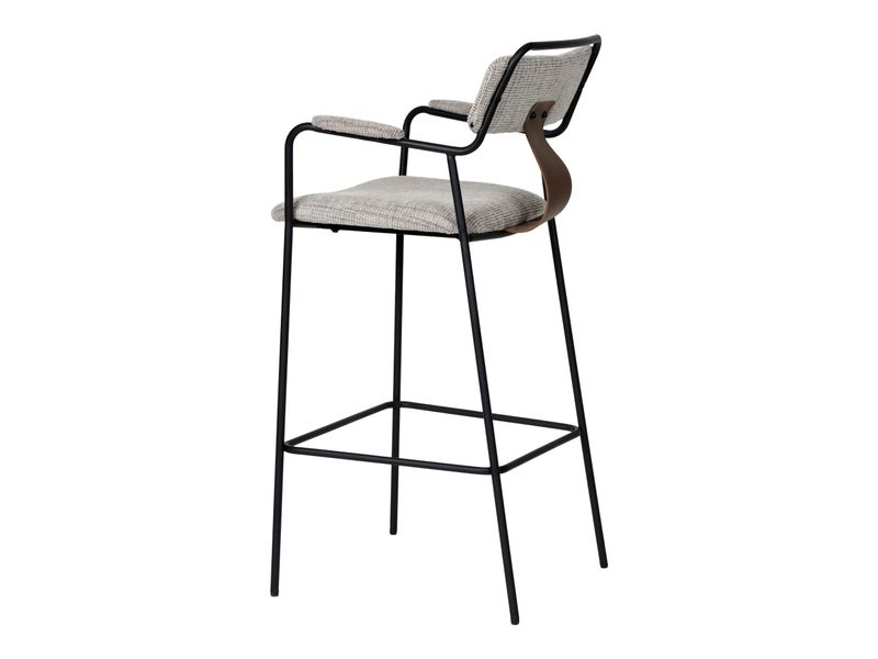 Couva Barstool Gray Tweed 6
