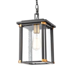 Vincentown 8'' Wide 1-Light Outdoor Pendant - Matte Black 3