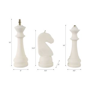 PAGEGROVE SET OF 3 WHITE DECOR 16 (IN) 9