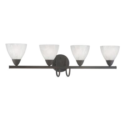 Tia 30.75″ Wide 4-Light Vanity Light - Painted Bronze