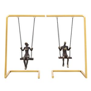 COVEFORD SET OF 2 GOLD BOOKENDS 10 (IN) 3