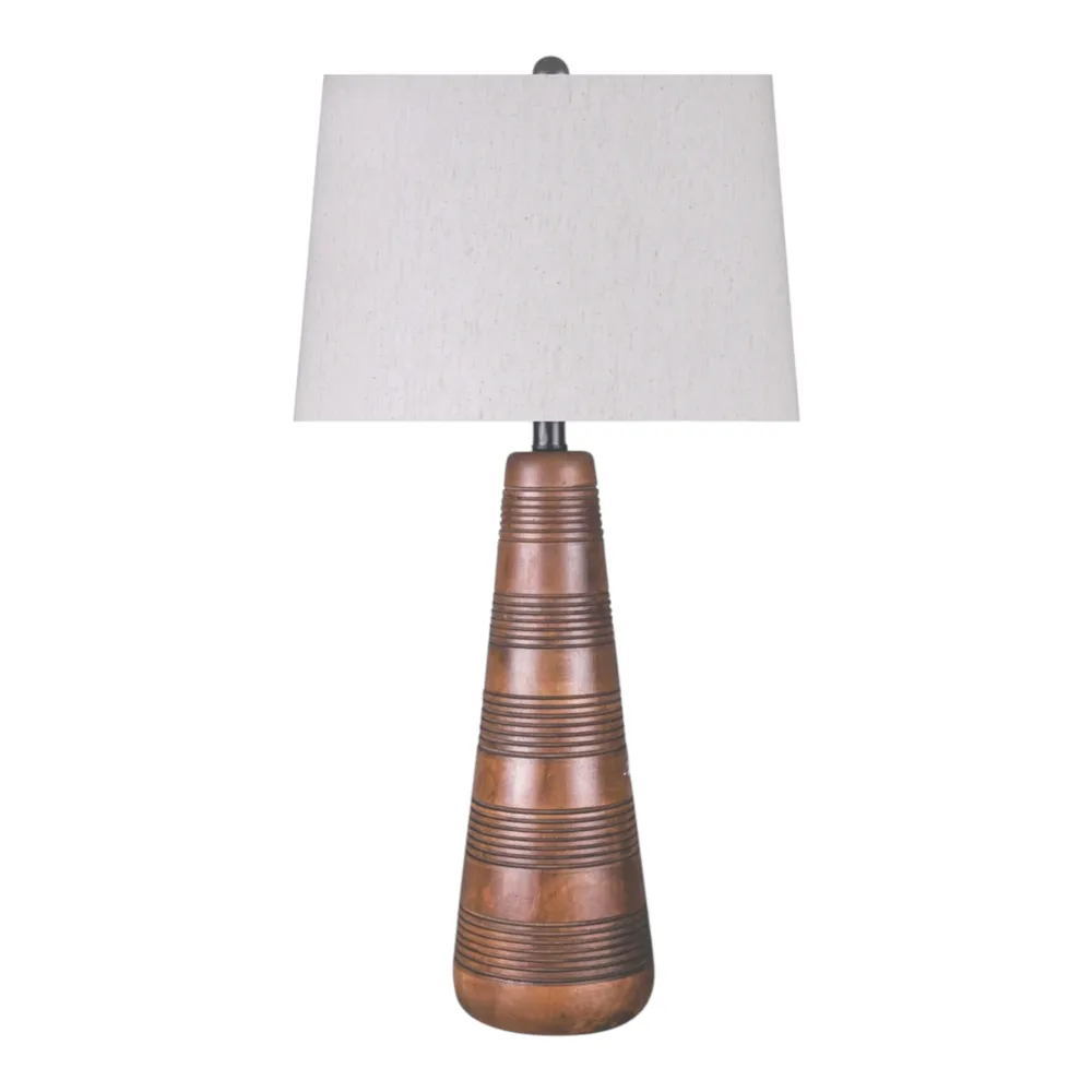 RAFEHAM BROWN LAMP 29 (IN)