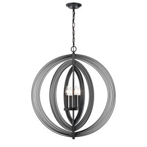 Orme 27'' Wide 4-Light Chandelier - Black 1