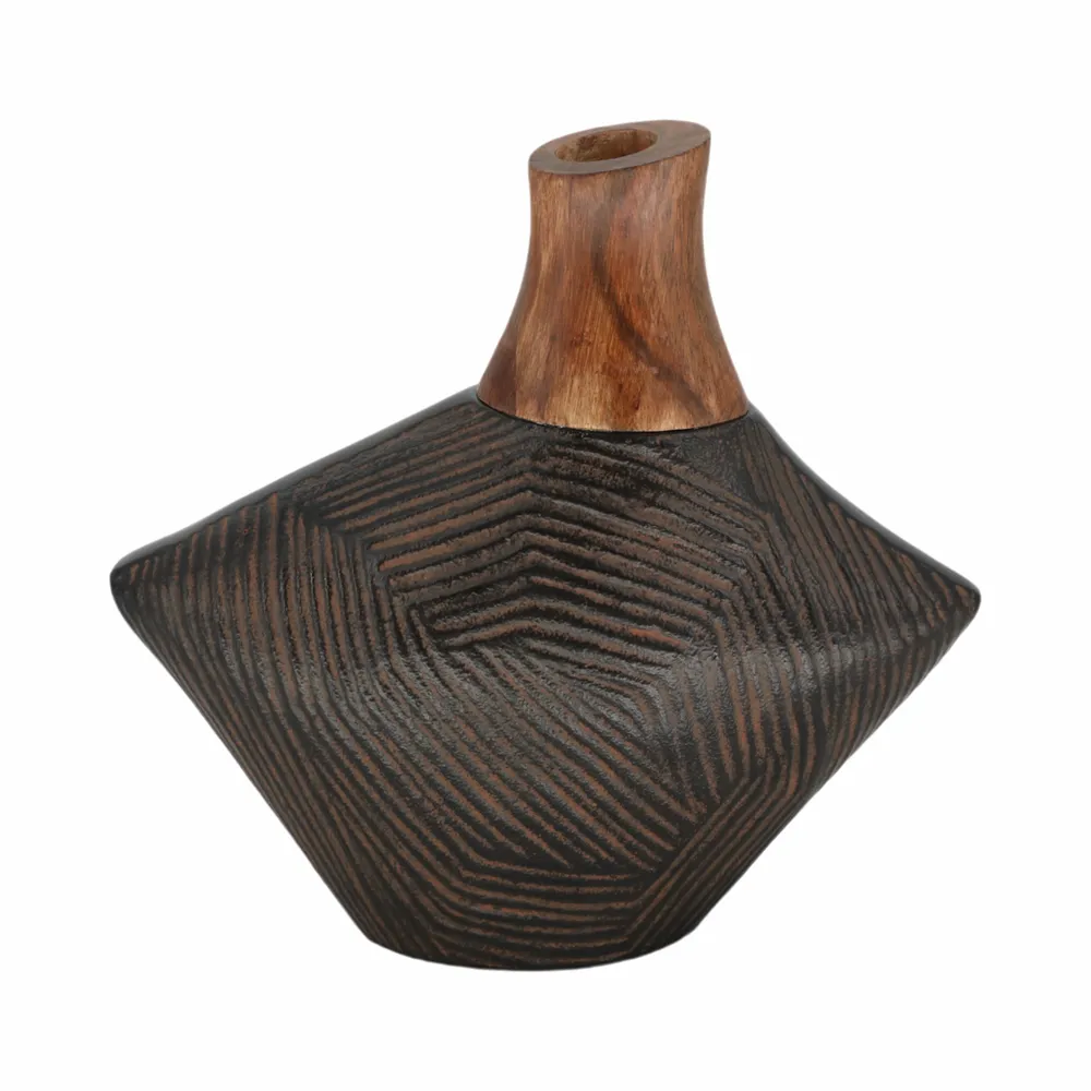 WARRENDALE BROWN VASE 9 (IN)