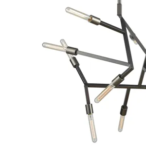 Freeform 29'' Wide 10-Light Chandelier - Dark Graphite 4
