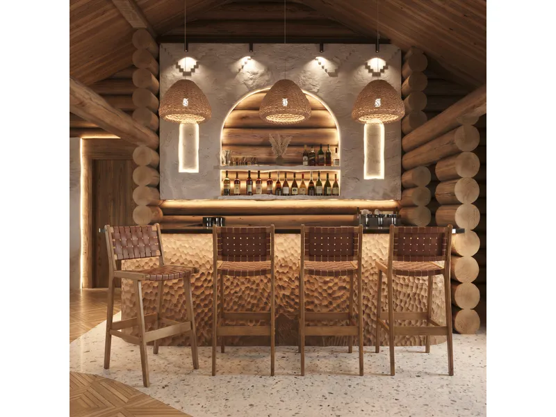 Feder Barstool Brown 11