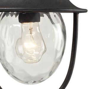 Searsport 15'' High 1-Light Outdoor Post Light - Weathered Charcoal 4