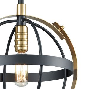 Caldwell 10'' Wide 1-Light Mini Pendant - Matte Black 4