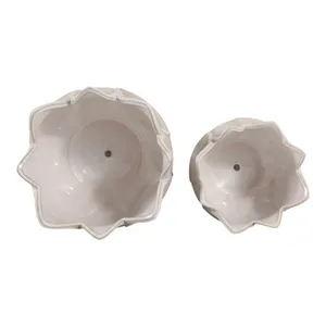 BRADYRIDGE SET OF 2 IVORY PLANTER 10 (IN) 7