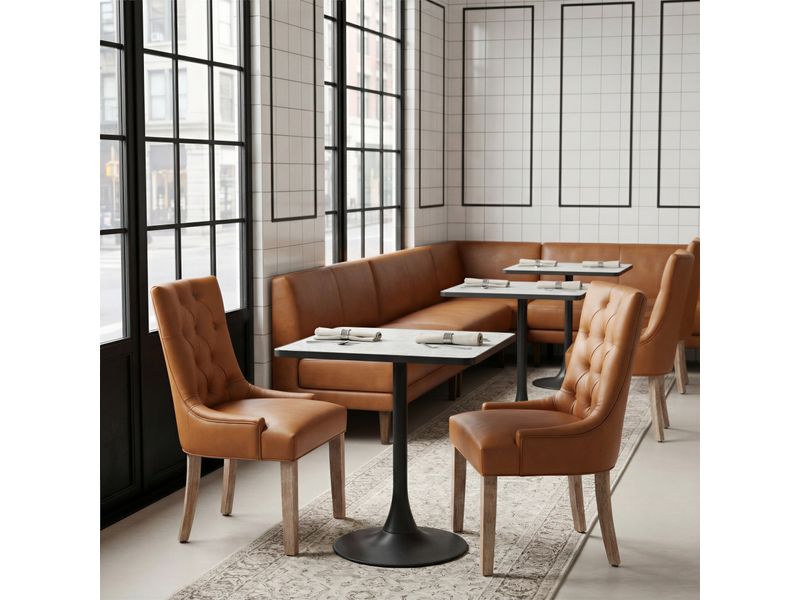 Spot Bistro Table Gray & Black 8