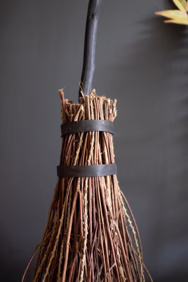Witch Broom Stick Decor