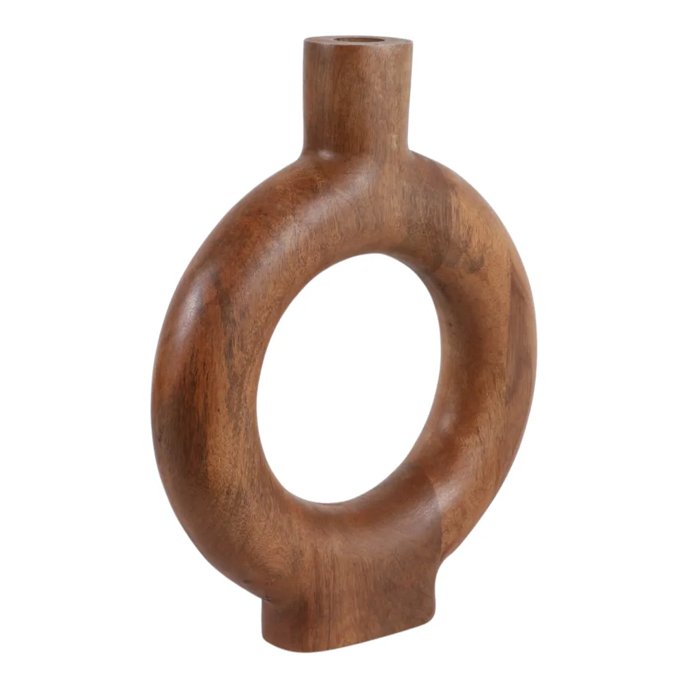 DRAPERWELL BROWN VASE 12 (IN)
