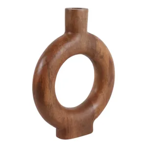 DRAPERWELL BROWN VASE 12 (IN) 4