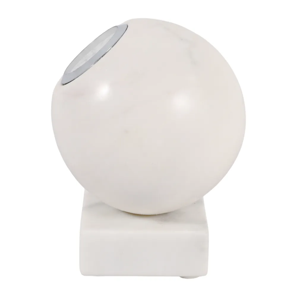 RUEWOOD WHITE CLOCK 6 (IN)